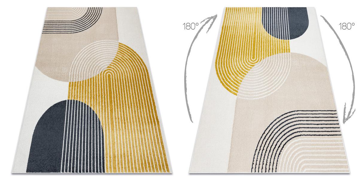 TEPPICH Fusion 120/170 cm - Creme, Textil (120/170cm) - rugsX
