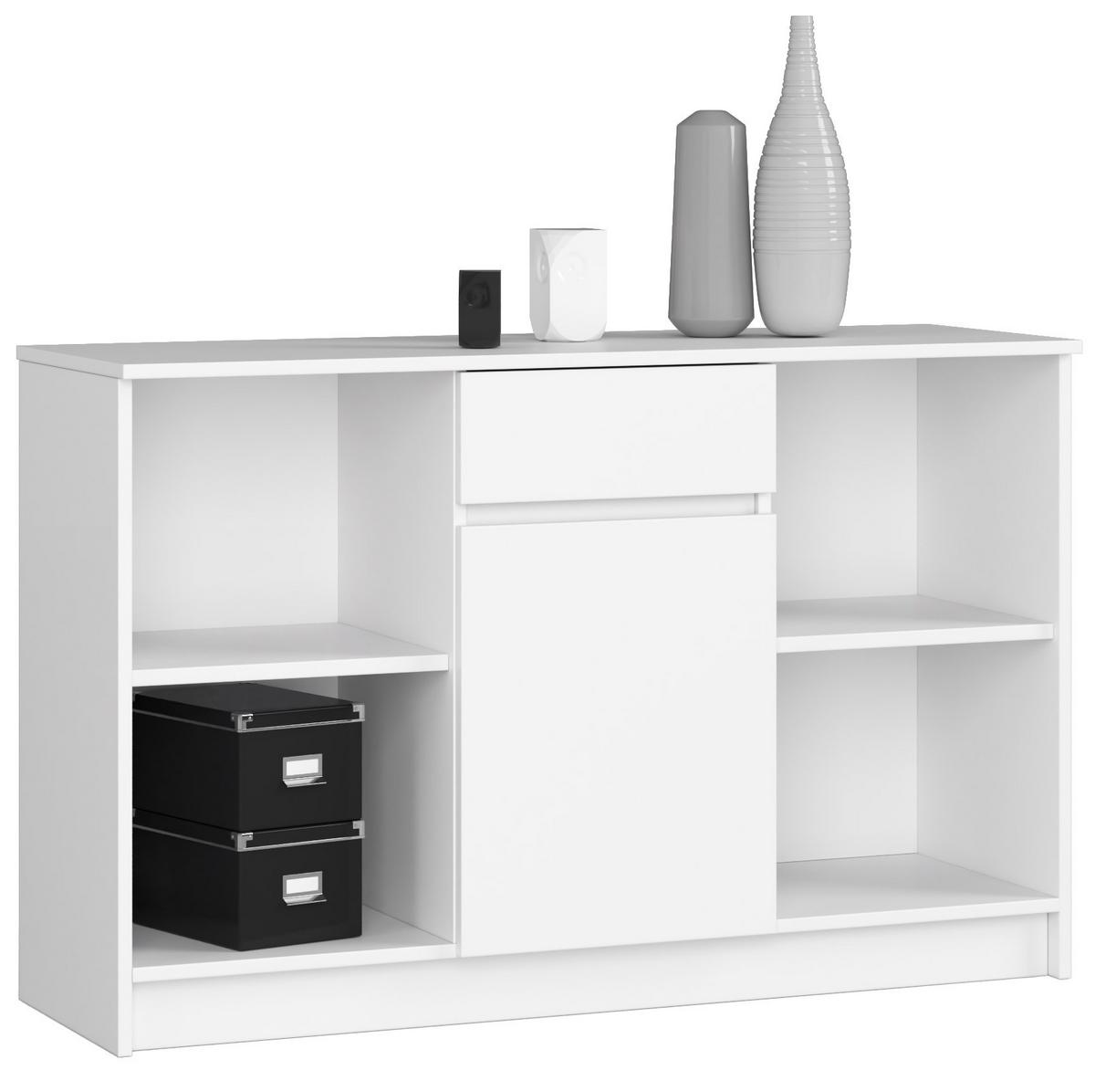 ECKSCHREIBTISCH-SET 120cm mit Kommode - Akaziefarben, Holzwerkstoff (126/120/79cm) - RAUMHIRSCH FURNITURE