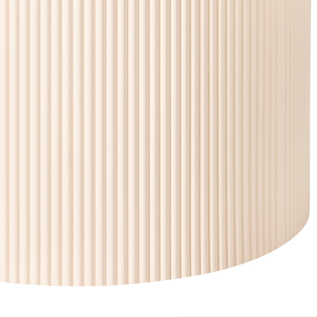 ESSTISCH Hellbeige 120/120 cm Newell - Beige, Holzwerkstoff (120/120/75cm) - Beliani