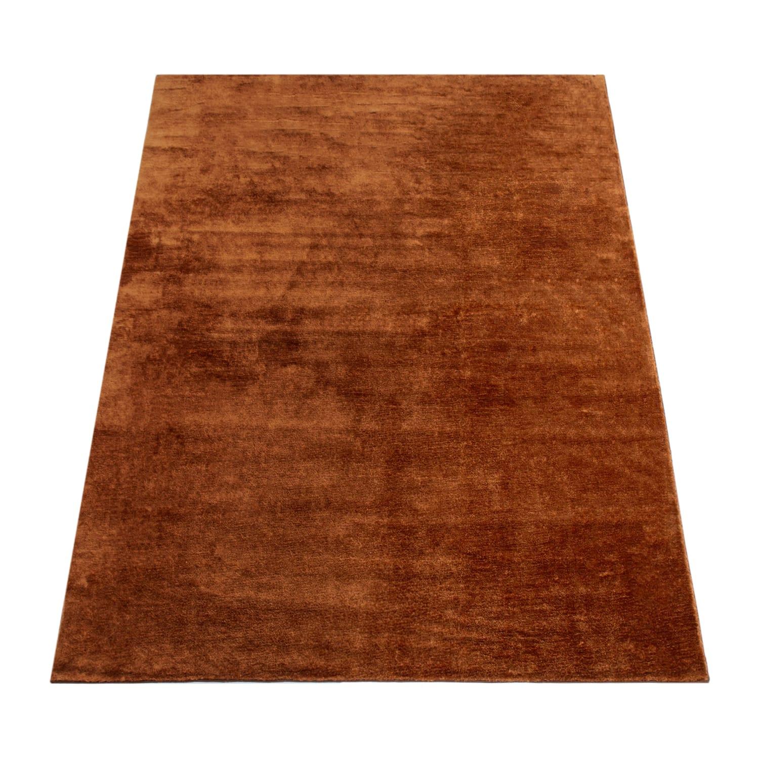 KURZFLORTEPPICH, einfarbig, Kupfer, 160 x 220 cm - Kupferfarben, Textil (160/220cm) - KADIMA DESIGN