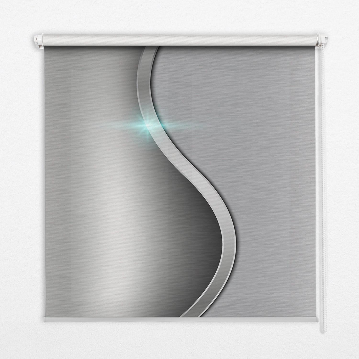INNENROLLO - Fensterrollo - Rollo - 100x140 cm - Metall - Grau, Kunststoff (100/140/0.5cm) - TULUP