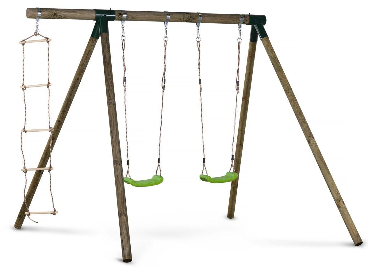 KLETTERGERÜST AUS HOLZ timo Braun - Dunkelbraun, Holz (240/230/240cm) - Habitat Garten