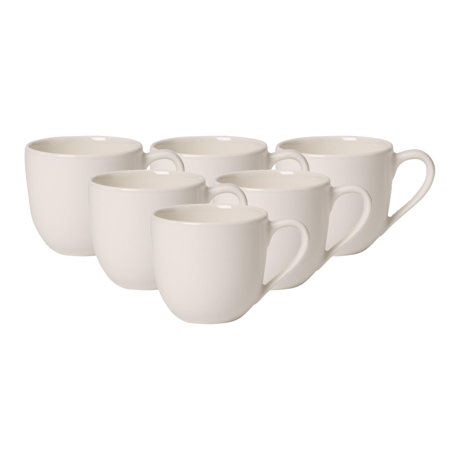 MOKKA- / ESPRESSOTASSEN For Me weiß 70 ml 6er Set - Weiß, Keramik (0.07L) - Villeroy & Boch