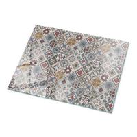TISCHPLATTE 80x60 cm Mosaikmuster mit Ornamenten - Multicolor/Grau, Glas (0.4/80/60cm) - TULUP