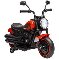 KINDER Elektro-Motorrad Kindermotorrad 6V Kinderfahrzeug für 1,5-3 Jahre Rot - Rot/Schwarz, Kunststoff/Metall (76/42/57cm) - HOMCOM