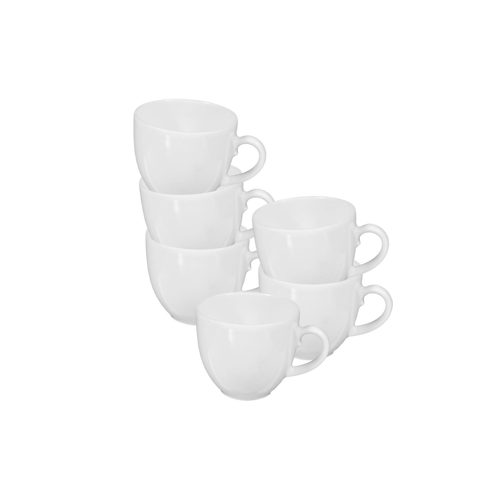 ESPRESSOTASSEN Rondo/Liane weiß 0,11 l 6er Set - Weiß, Keramik (0.11L) - Seltmann Weiden