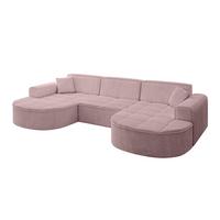 WOHNLANDSCHAFT TARO-U1 - 303x171x79,5 cm Rosa - Rosa, Holzwerkstoff/Textil (303/79.5/171cm) - ALTDECOR