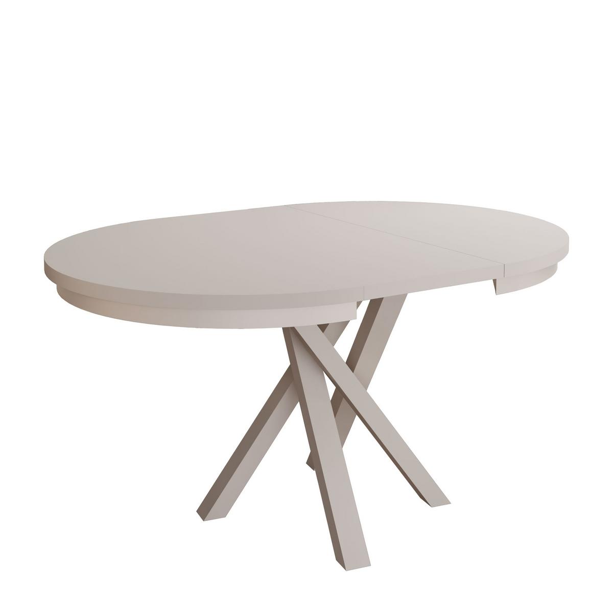 ESSTISCH LUMI, Kaschmir - Kaschmir, Holzwerkstoff (100/100/75cm) - Lookway