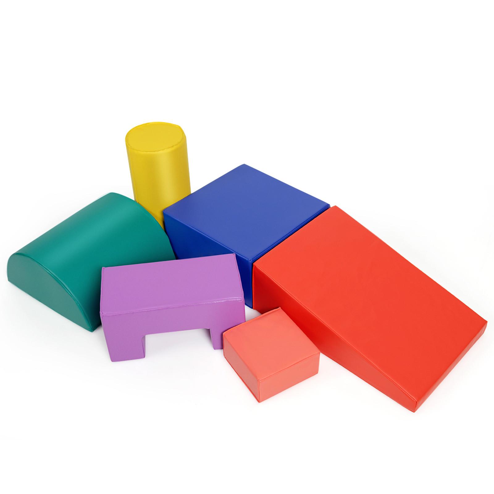 SCHAUMSTOFFBLOCK Farbig (6-teilig) - Multicolor, Kunststoff (40/20/40cm) - COSTWAY