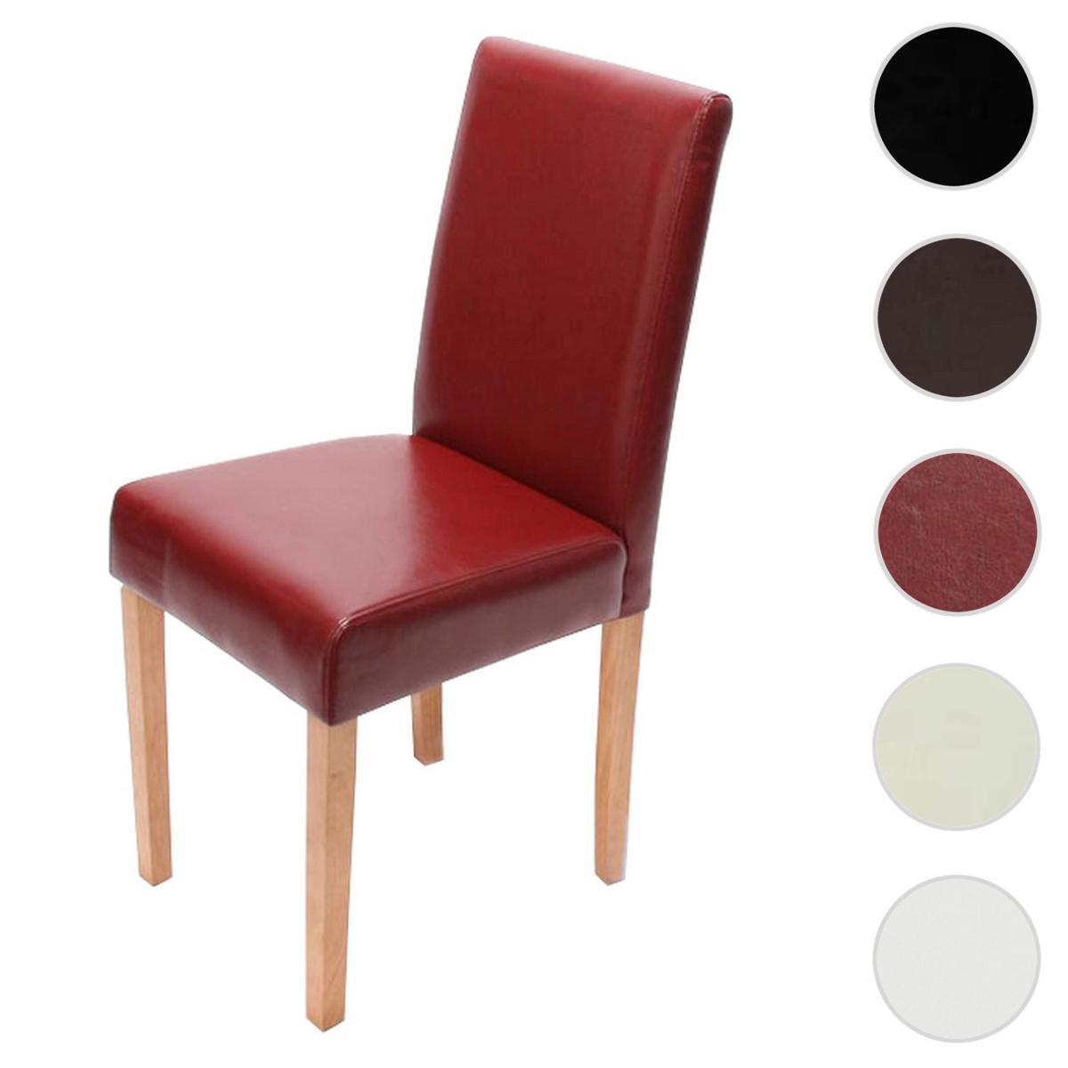 ESSZIMMERSTUHL Rot, Braun - Rot/Braun, Textil (43/90/56cm) - MCW