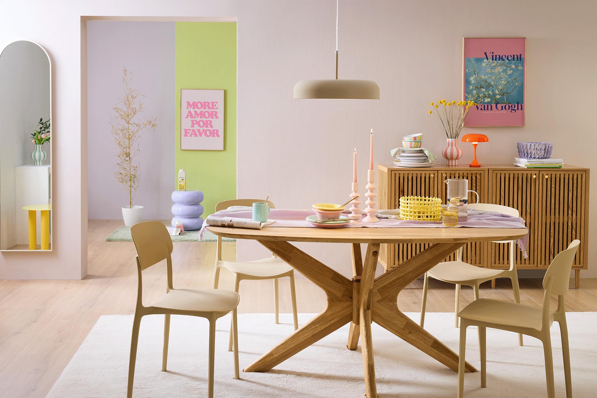 Candy Color Speisezimmer