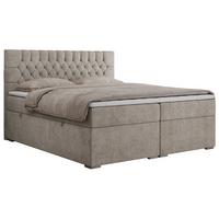 BOXBETT PERA 120/200 Beige Struktur - H3 - Beige, Holz/Textil (120/200cm) - MKS