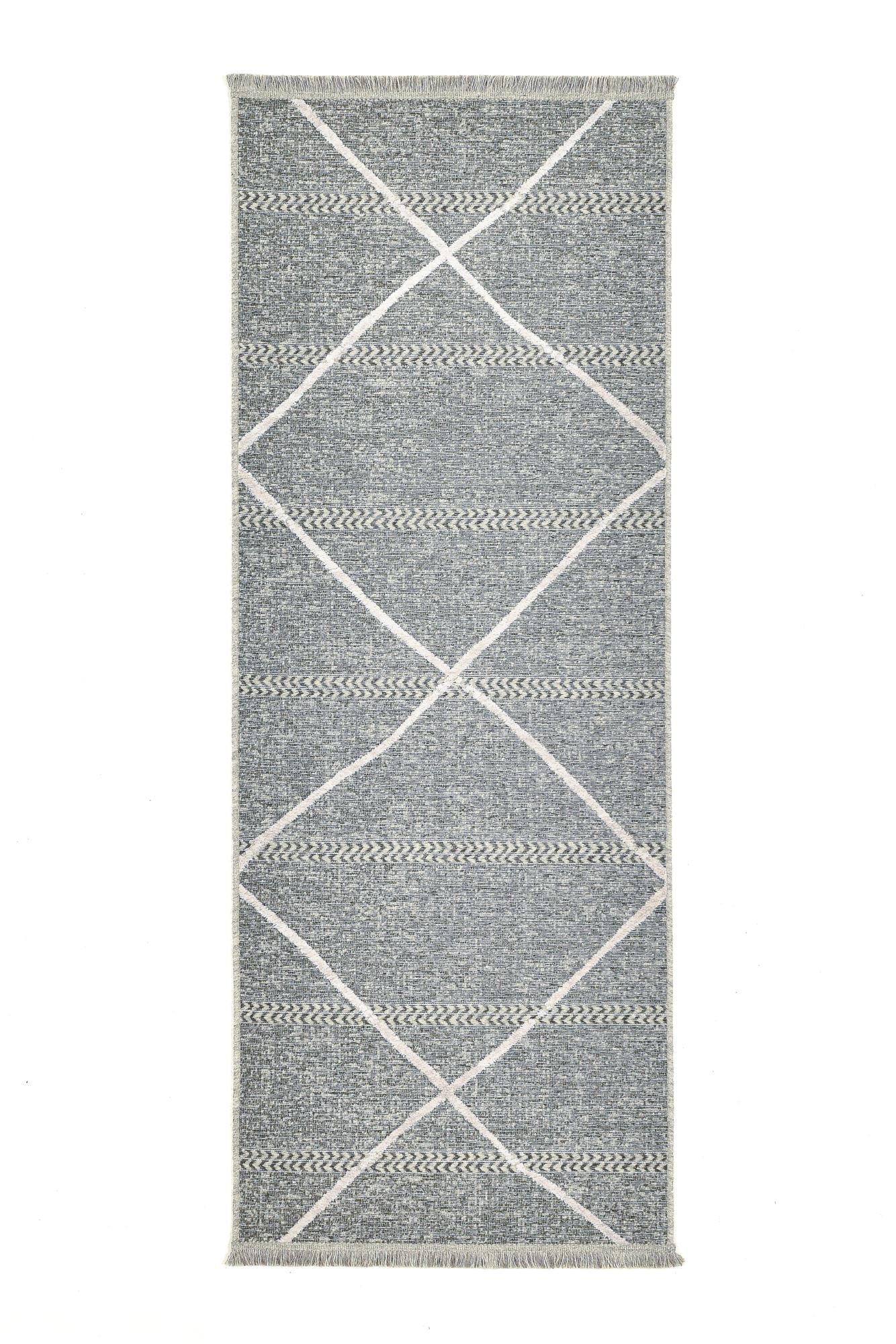FLACHWEBTEPPICH Braderup 80x200 cm - Anthrazit, Textil (80/200cm) - Sansibar SYLT