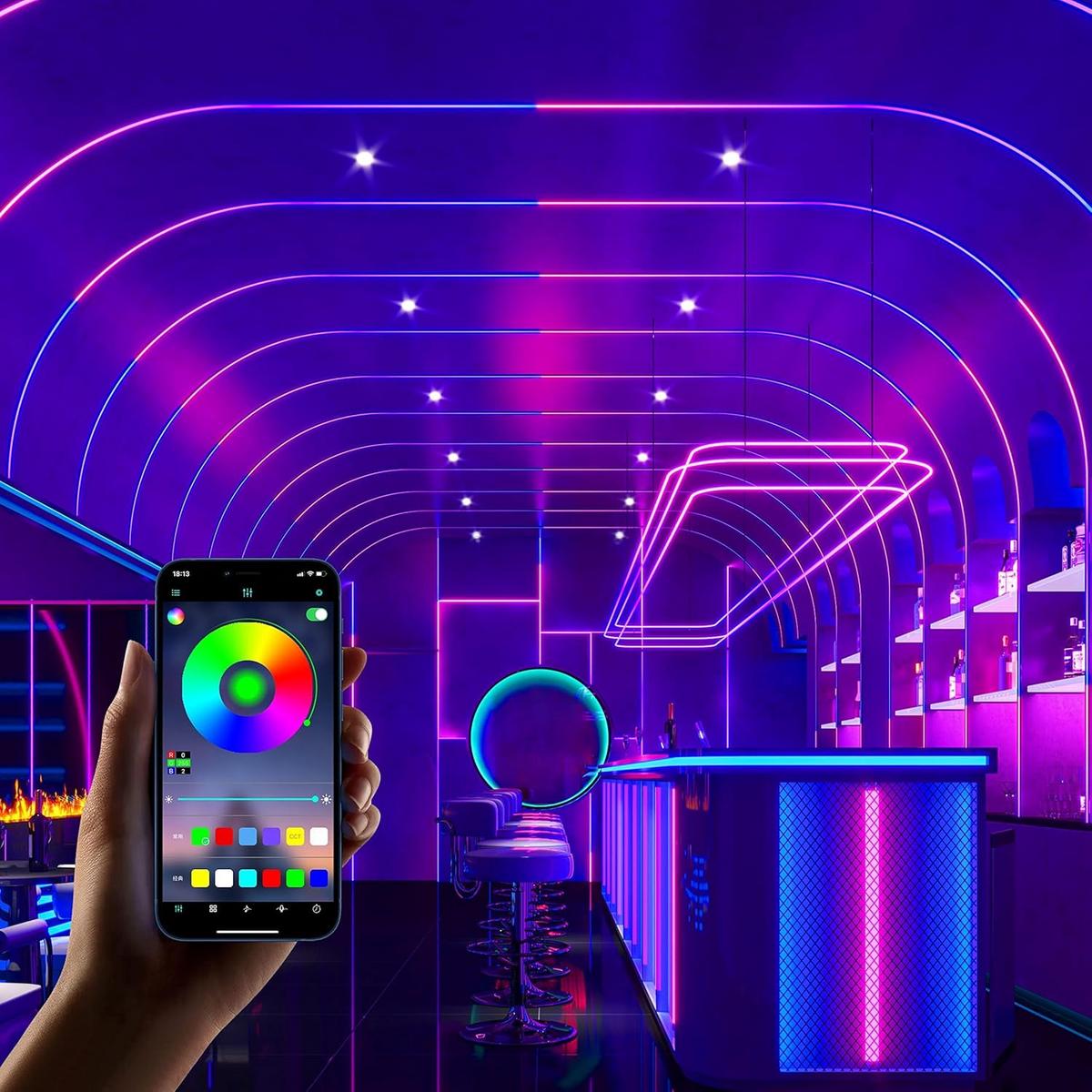 LED-STRIP Zyrvixk 30m - Multicolor, Kunststoff (30/30/30cm) - ZMH