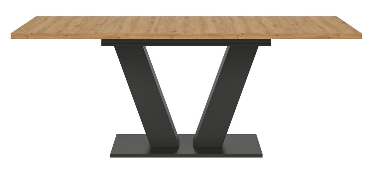 ESSTISCH Eiche, grau 150 - 190 cm, Küchentisch ausziehbar - Eiche Artisan/Grau, Holz/Holzwerkstoff (150/90/76cm) - Inn.Furn