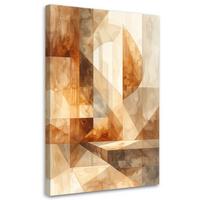LEINWANDBILD Abstraktion 20x30cm - Beige, Textil (20/30cm) - Feeby