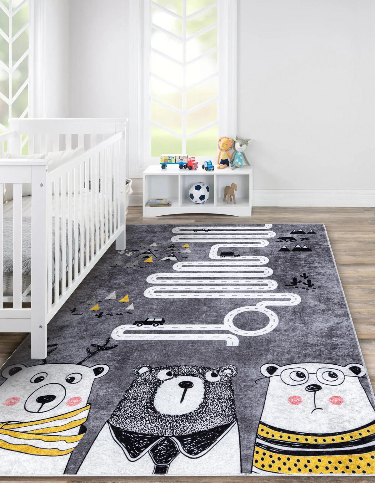 TEPPICH Junior 120/170 cm - Grau, Textil (120/170cm) - rugsX
