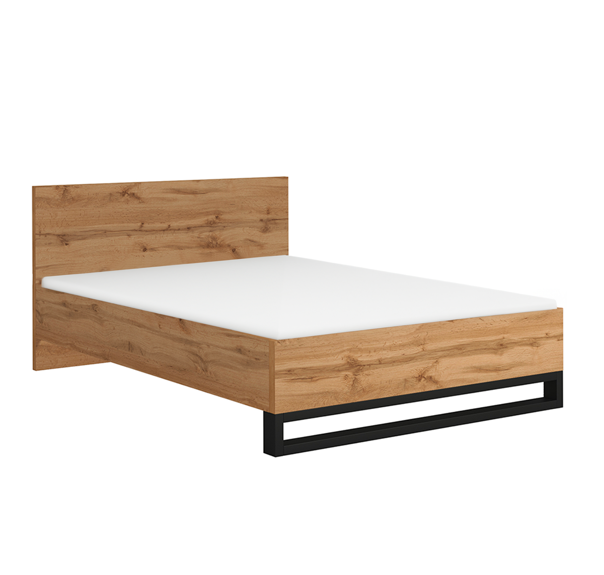 BETT 140/200 Eden Holz - Braun, Holzwerkstoff (140/200cm) - Petits-meubles