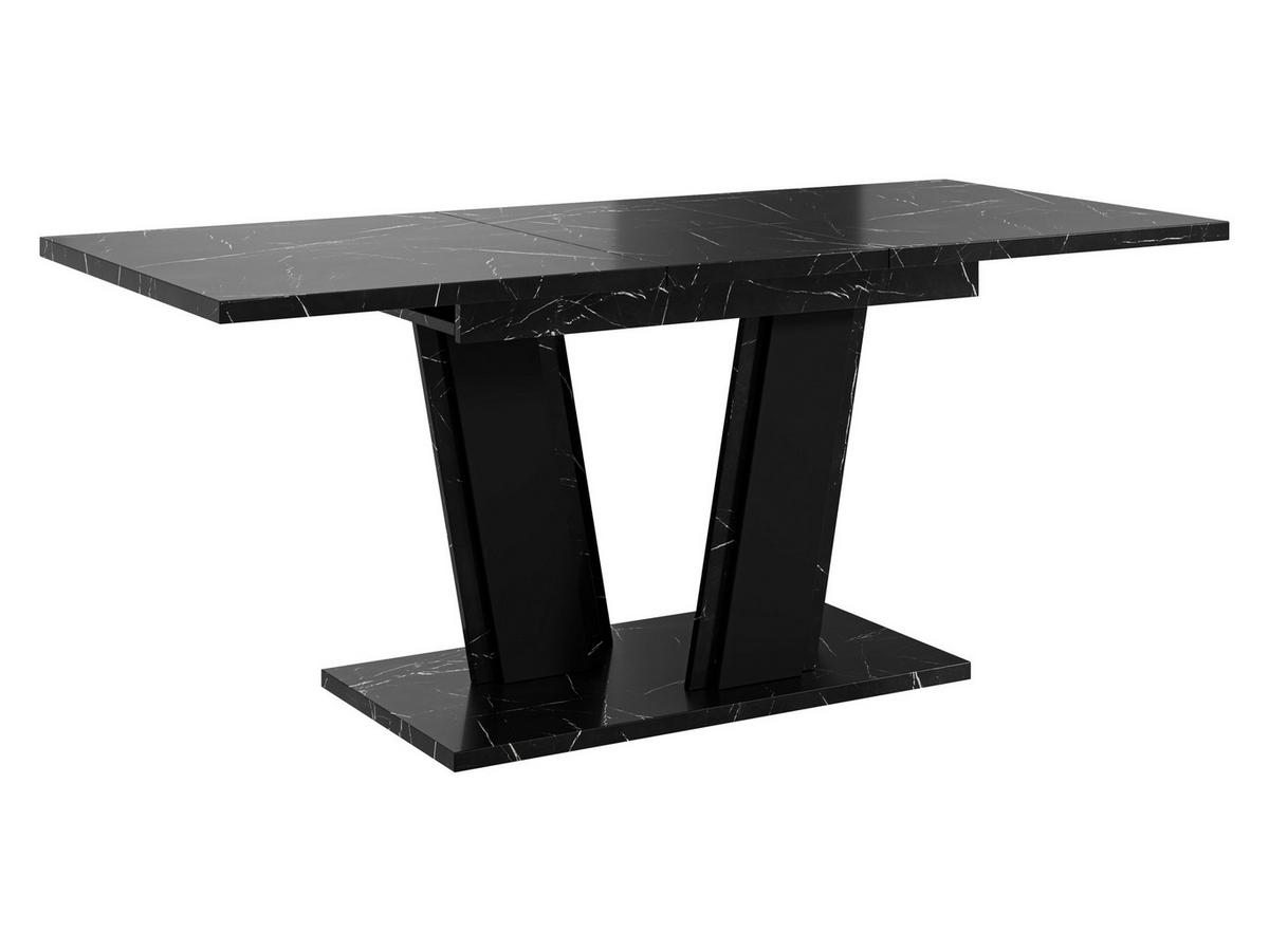 ESSTISCH Muss 160 - Schwarz, Holzwerkstoff (80/120/75cm) - MIRJAN24