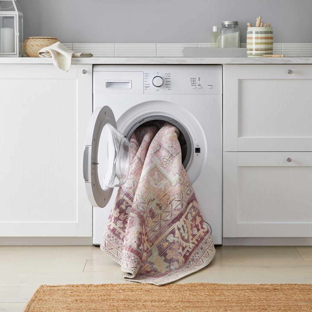 TEPPICH Waschbar HALD, klassisch im Vintage-Stil, Rosa, 80 x 150 cm - Rosa, Textil (150/80cm) - KADIMA DESIGN
