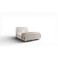 BOXBETT Willow - Hellgrau, Holzwerkstoff/Textil (200/200cm) - Fun Möbel