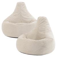 SITZSACK Sessel aus Cord 2-tlg. - Beige, Textil (82/76/82cm) - icon