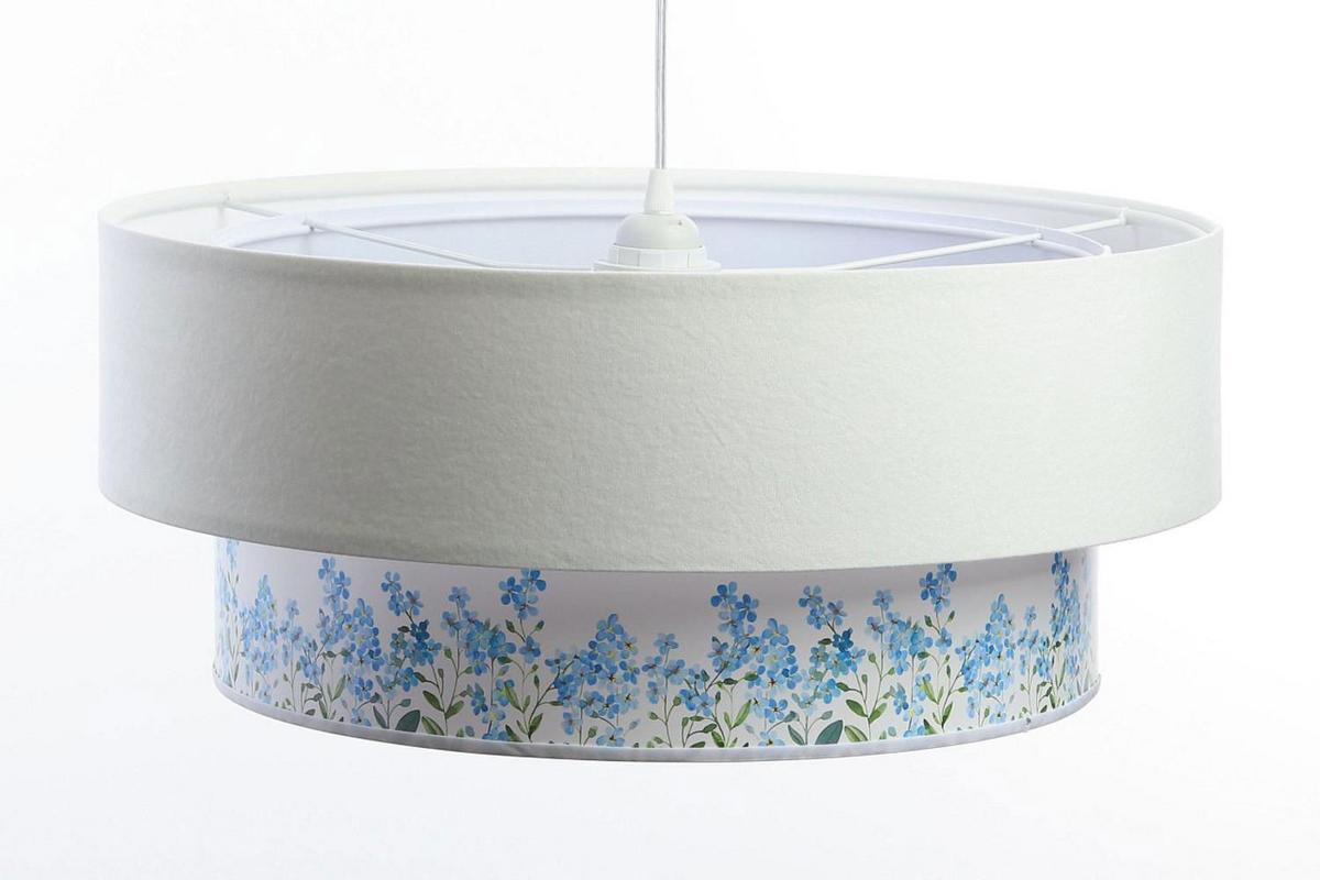 HÄNGELEUCHTE Blau 60/20 cm - Blau/Weiß, Kunststoff (60/1/20cm) - ONZENO