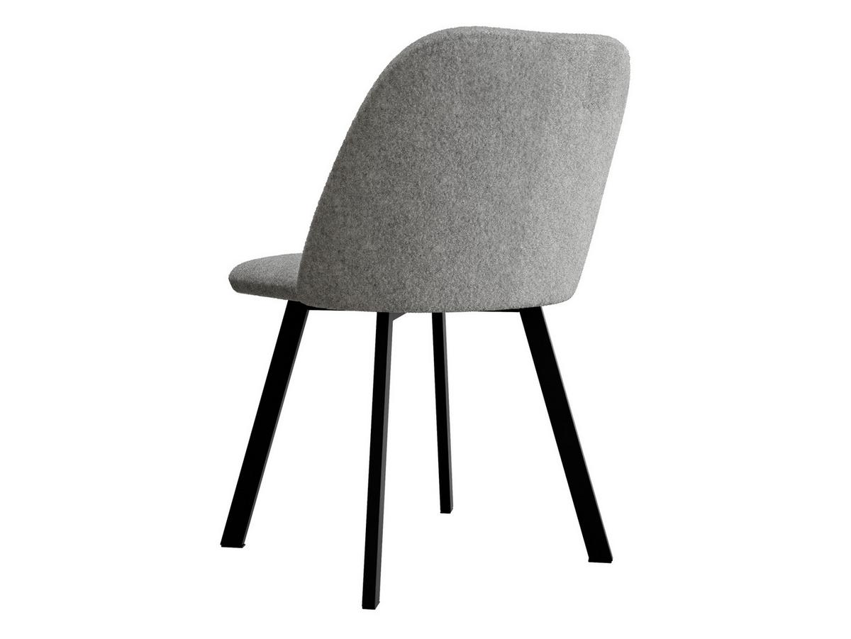 ESSZIMMERSTUHL K109 - Schwarz/Grau, Holzwerkstoff/Textil (47/80/58cm) - MIRJAN24