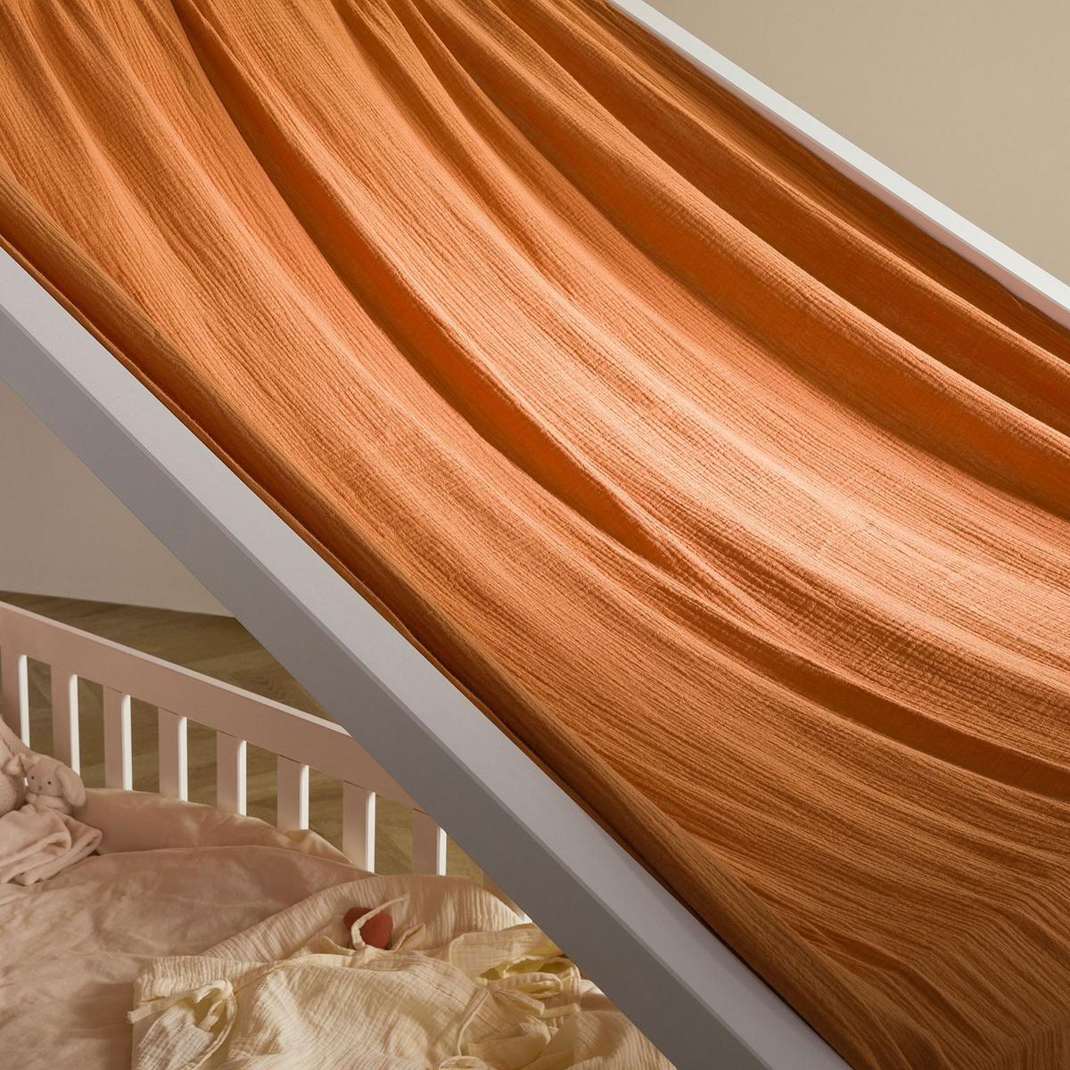 HAUSBETT-HIMMEL LIAN - Kupferfarben, Textil - IDIMEX
