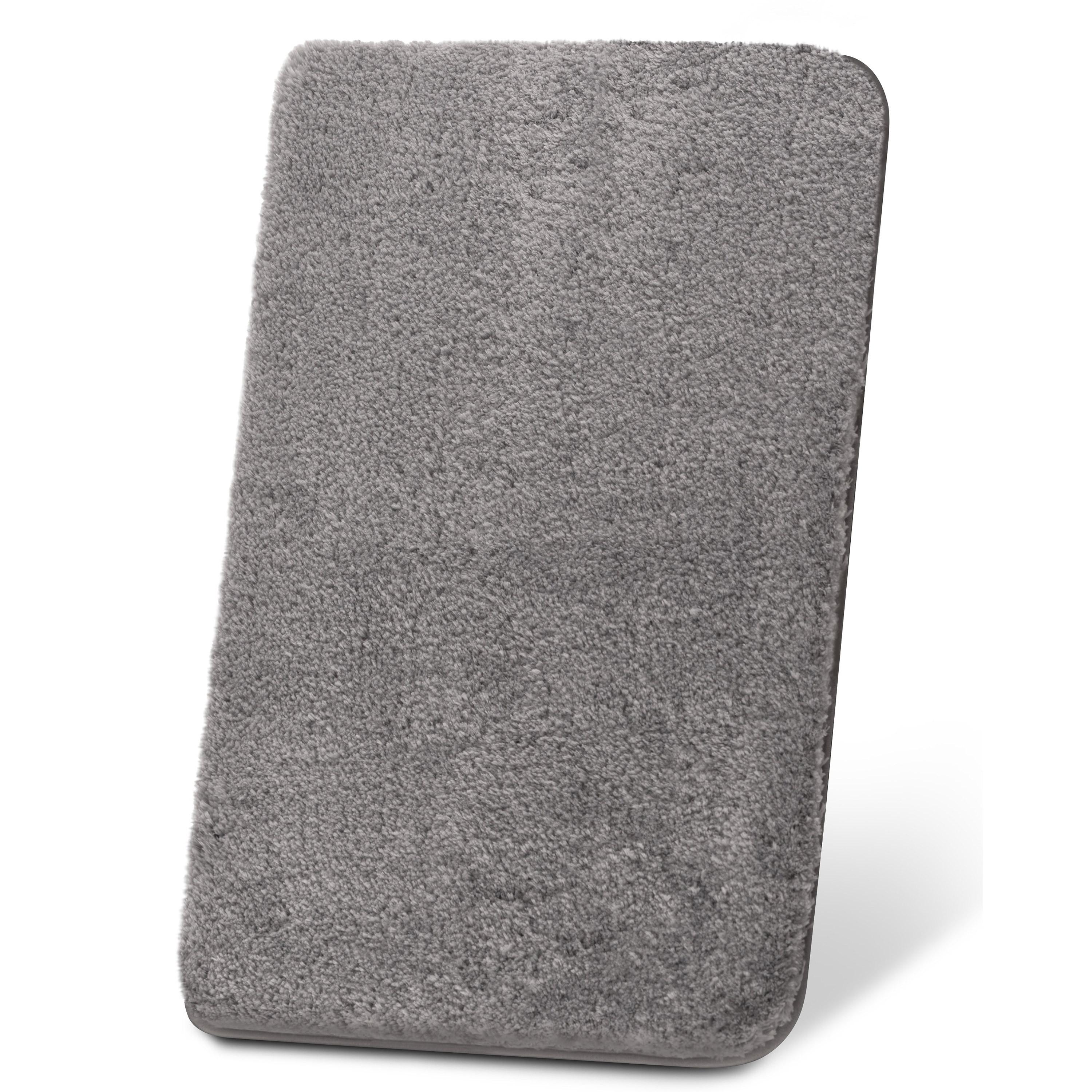 VORLEGER MATTE BeauMare FL 50/80cm Hellgrau - Hellgrau, Textil (50/80cm) - Beautissu 
