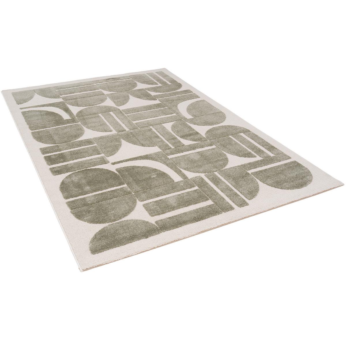DESIGNER TEPPICH NOSY MODERN - Grün, Textil (120/170cm) - Pergamon
