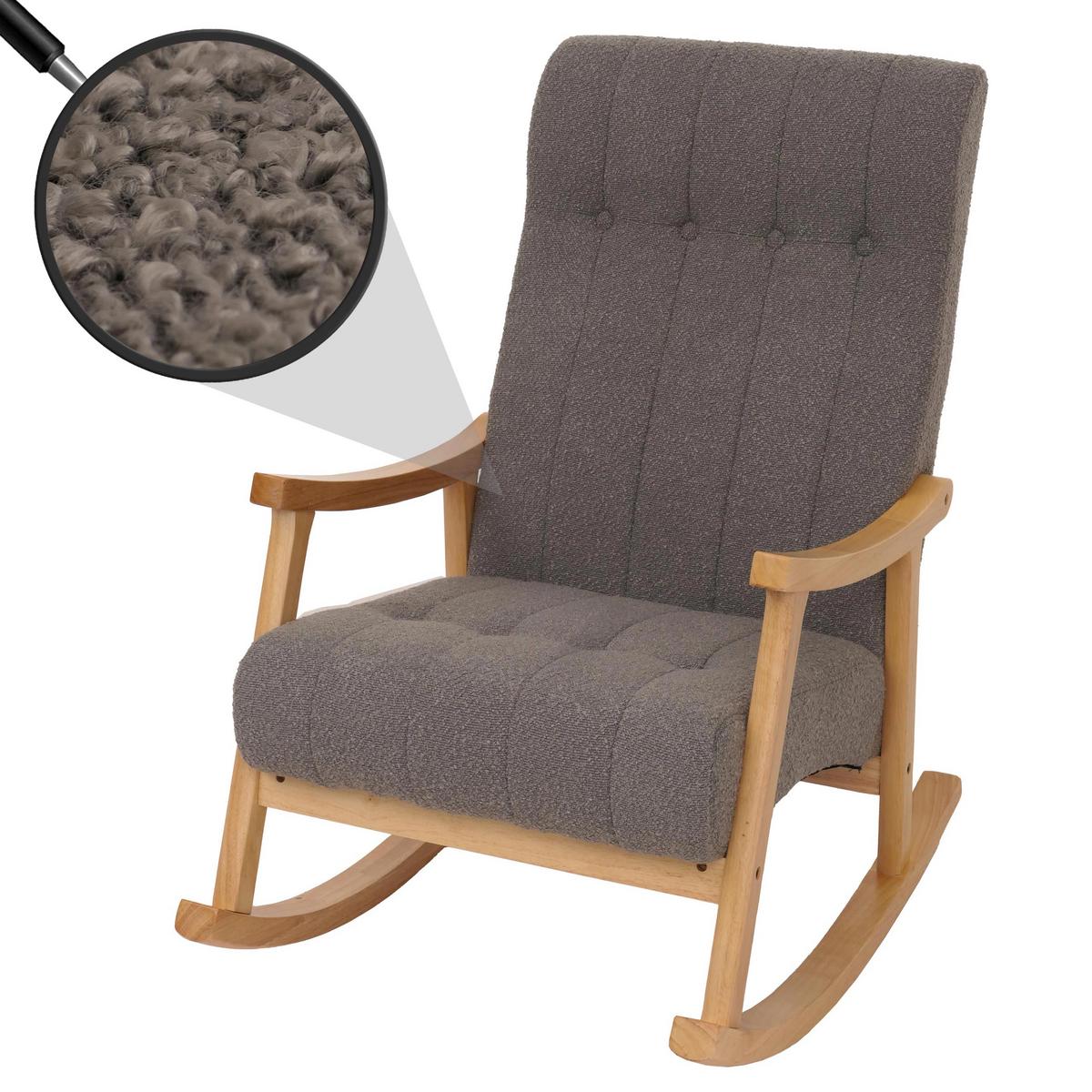 SCHAUKELSTUHL Anthrazit - Dunkelgrau/Anthrazit, Textil (64/97/85cm) - MCW