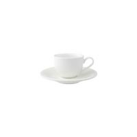 ESPRESSOTASSE MIT UNTERTASSE New Cottage Basic weiß 50 ml - Weiß, Keramik (12/6.1/12cm) - Villeroy & Boch