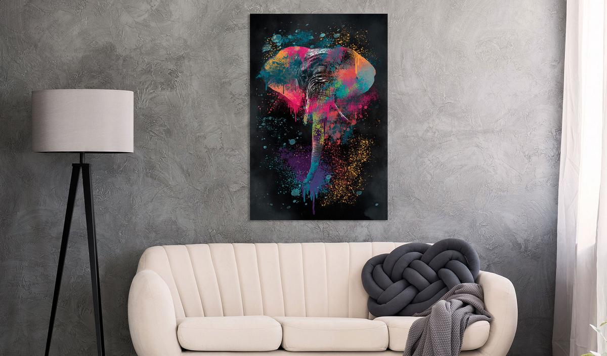 KUNSTDRUCK Bunt 80/120 cm - Multicolor, Textil (80/120cm) - KUNSTLOFT