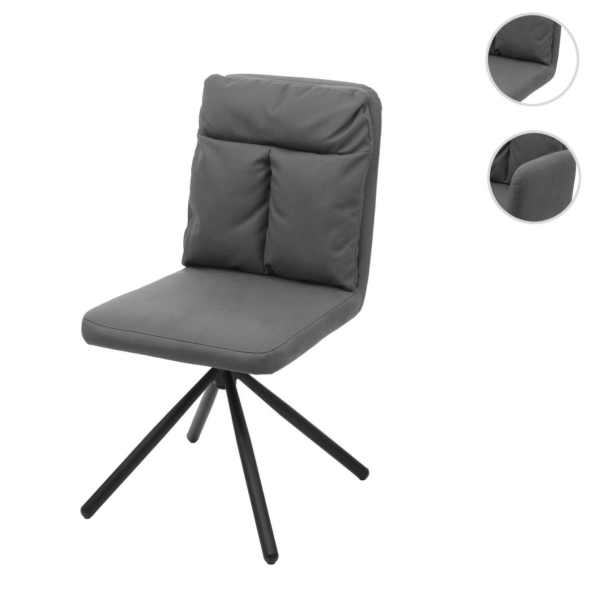 ESSZIMMERSTUHL Grau - Grau, Textil (50/90/65cm) - MCW