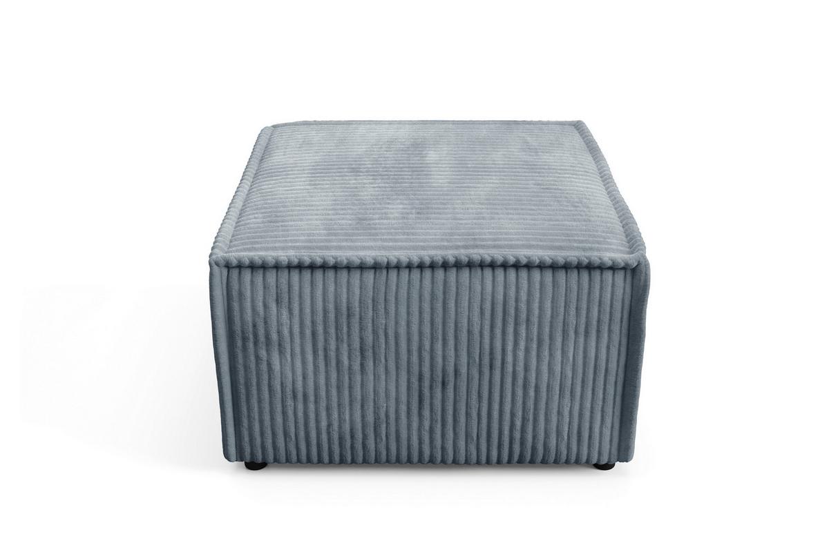 POLSTERHOCKER TESSO Modern Sitzhocker, Fußhocker Grau - Grau, Holzwerkstoff/Kunststoff (76/41/76cm) - MASSENO