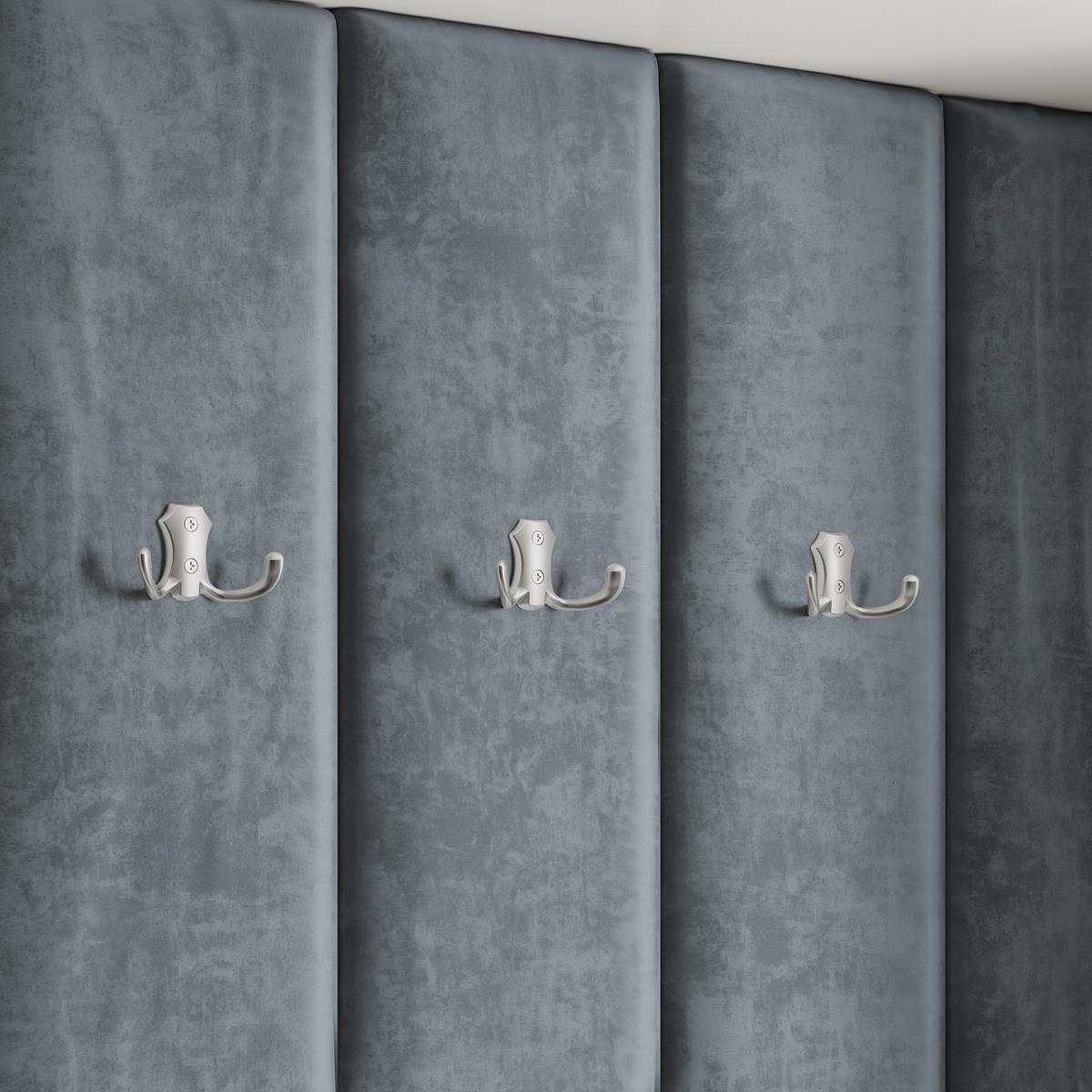 GARDEROBENSCHRANK REMA 180/240/60 cm Modern Garderobe-Set Eiche Wotan - Eiche Wotan/Schwarz, Holzwerkstoff (180/240/60cm) - MASSENO