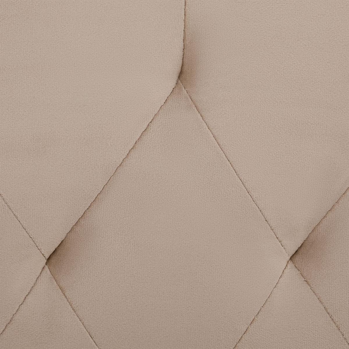 POLSTERBETT GLAMOUR 140x200 cm beige - Beige, Textil (140/200cm) - CARO-Möbel