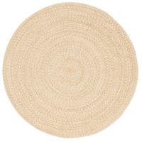 NATURFASER TEPPICH HANDGEFERTIGT JUTE KAYA RUND - Beige, Textil (120/120cm) - Pergamon