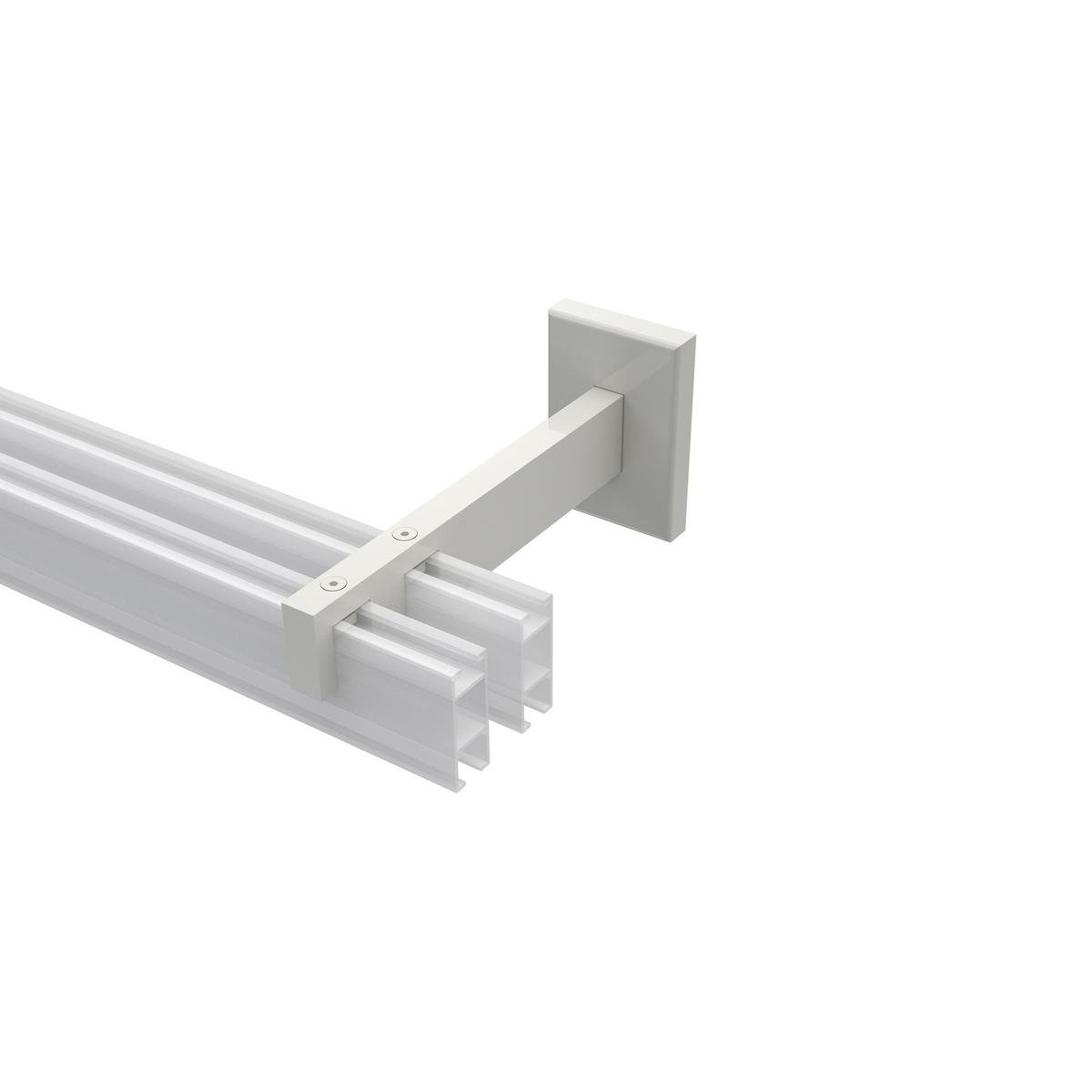 TRÄGER FÜR GARDINENSTANGEN INNENLAUF 14x35 mm, Smartline 2-läufig lang, Weiß - Weiß, Metall (14.5/6.5/4.5cm) - INTERDECO