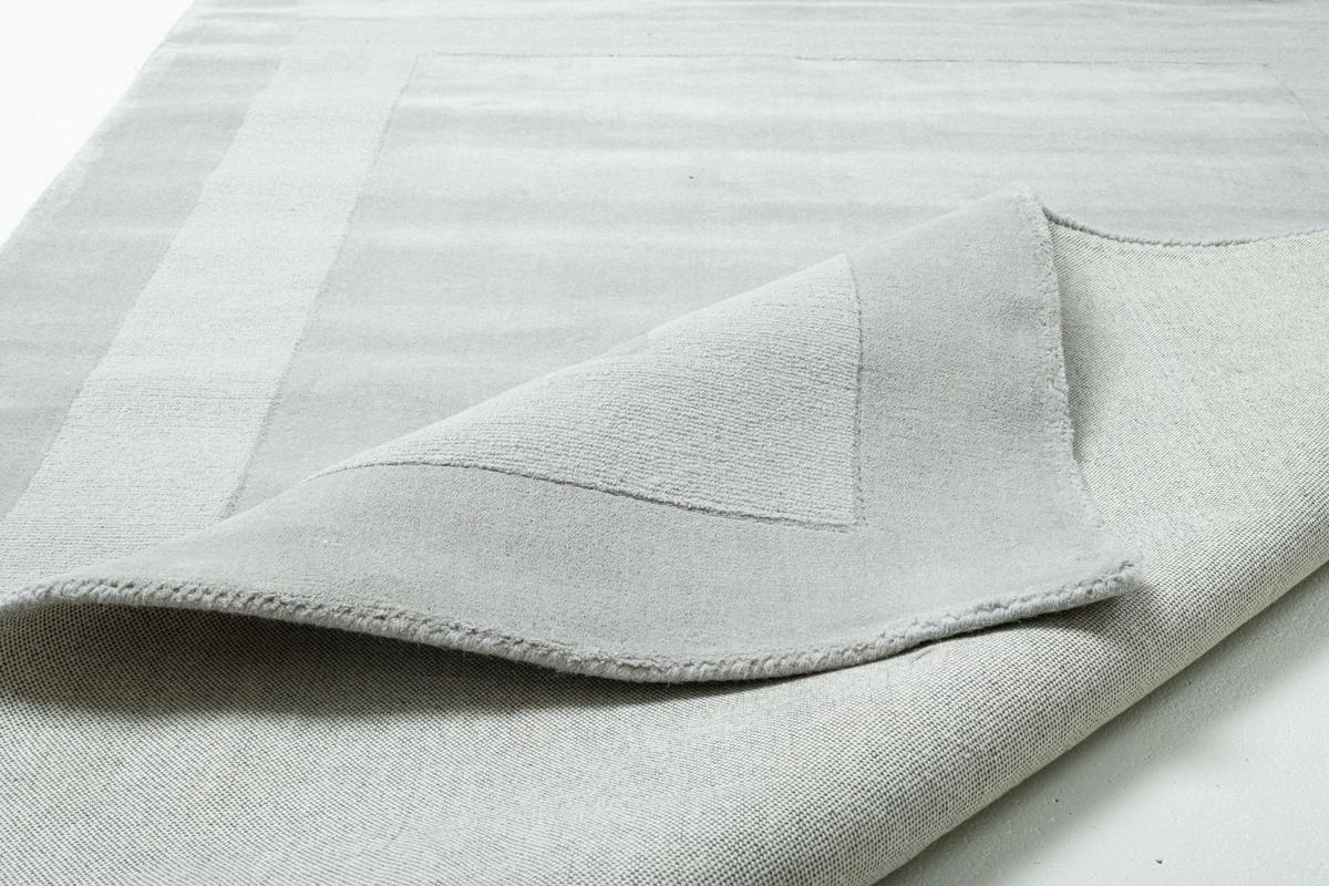 HANDTUFT-TEPPICH Usedom 190x290 cm - Grau, Textil (190/290cm) - THEKO