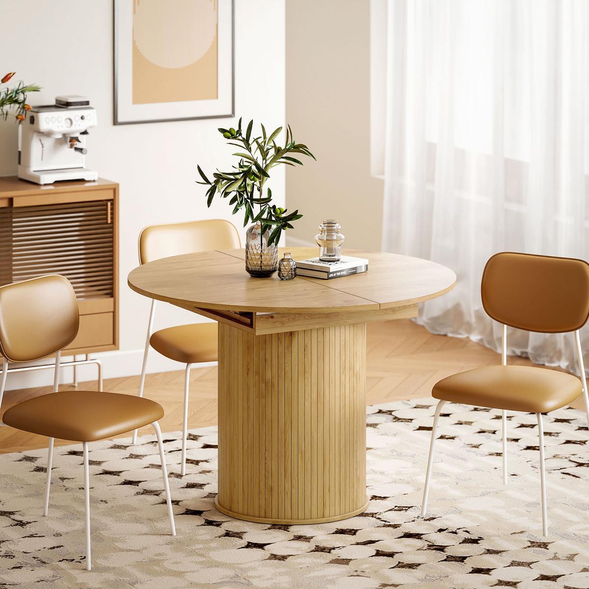 ESSTISCH Dylos 150/110/75 cm - Braun, Holz (150/110/75cm) - ZMH