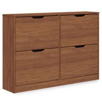 SCHUHKIPPER BASIL Kastanie - Kastanienfarben, Holz (115/79/25cm) - IDIMEX