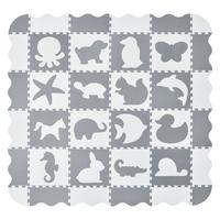KINDER PUZZLEMATTE Timon (36 Teile) - Grau, Kunststoff (189/1/189cm) - Juskys