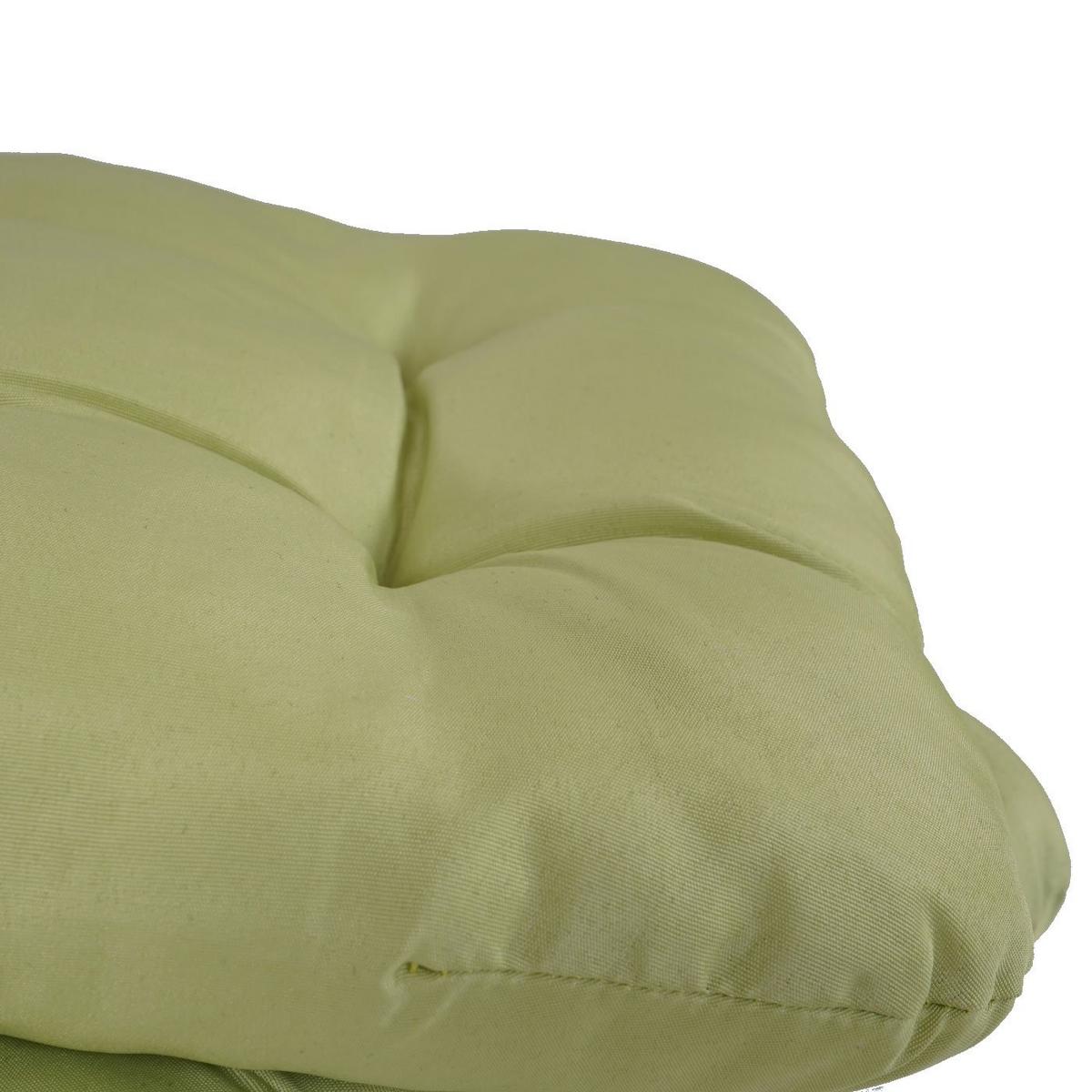 SITZKISSEN MILANO eckig Hellgrün 2er-Set - Hellgrün, Textil (8/38/41cm) - MCW