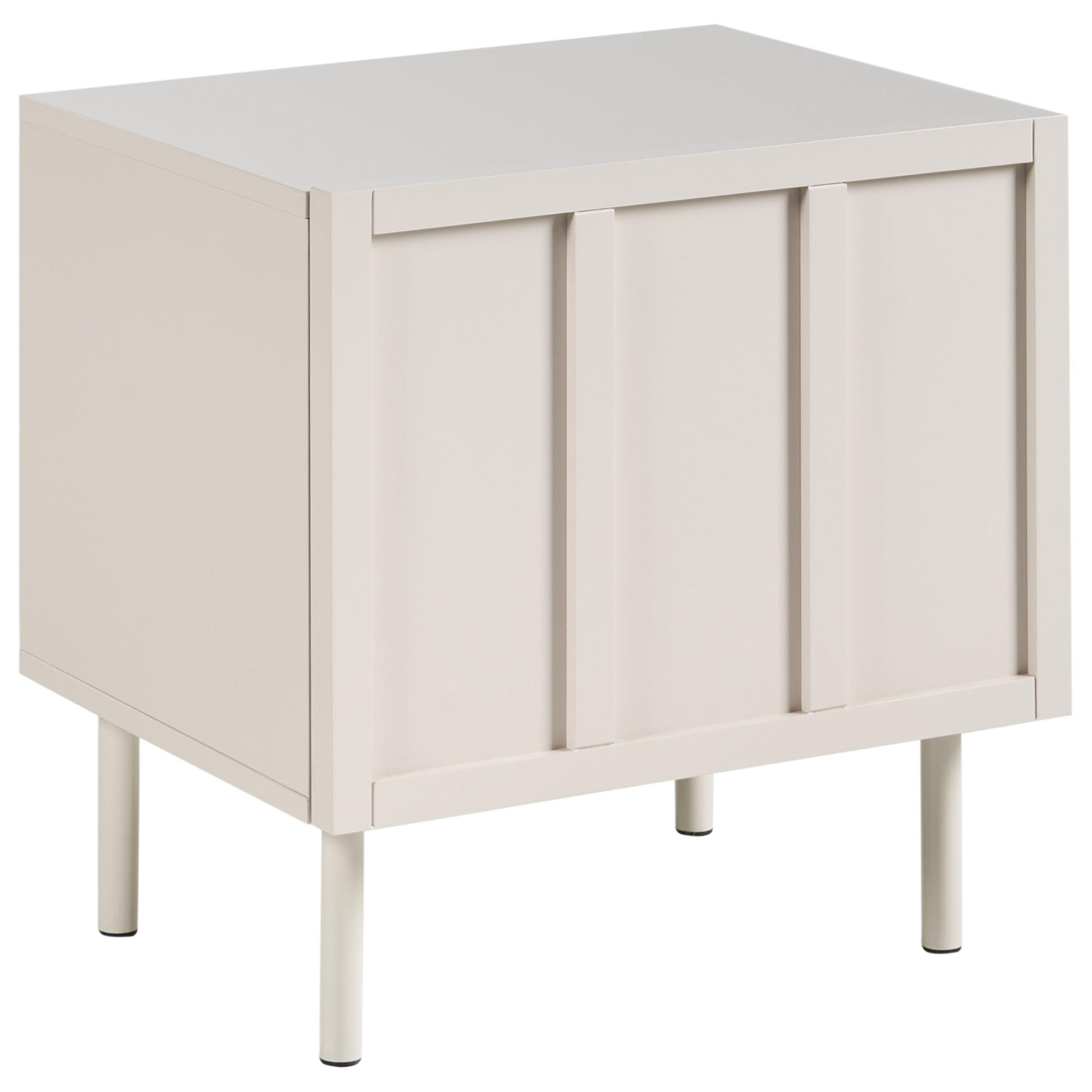 NACHTTISCH Hellbeige Clunes - Beige, Holzwerkstoff (40/50/50cm) - Beliani