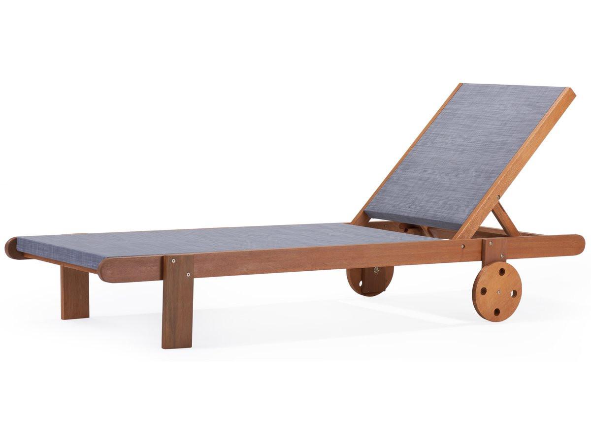 SONNENLIEGE saïgon Grau - Hellgrau, Metall (71/80/193cm) - Habitat Garten