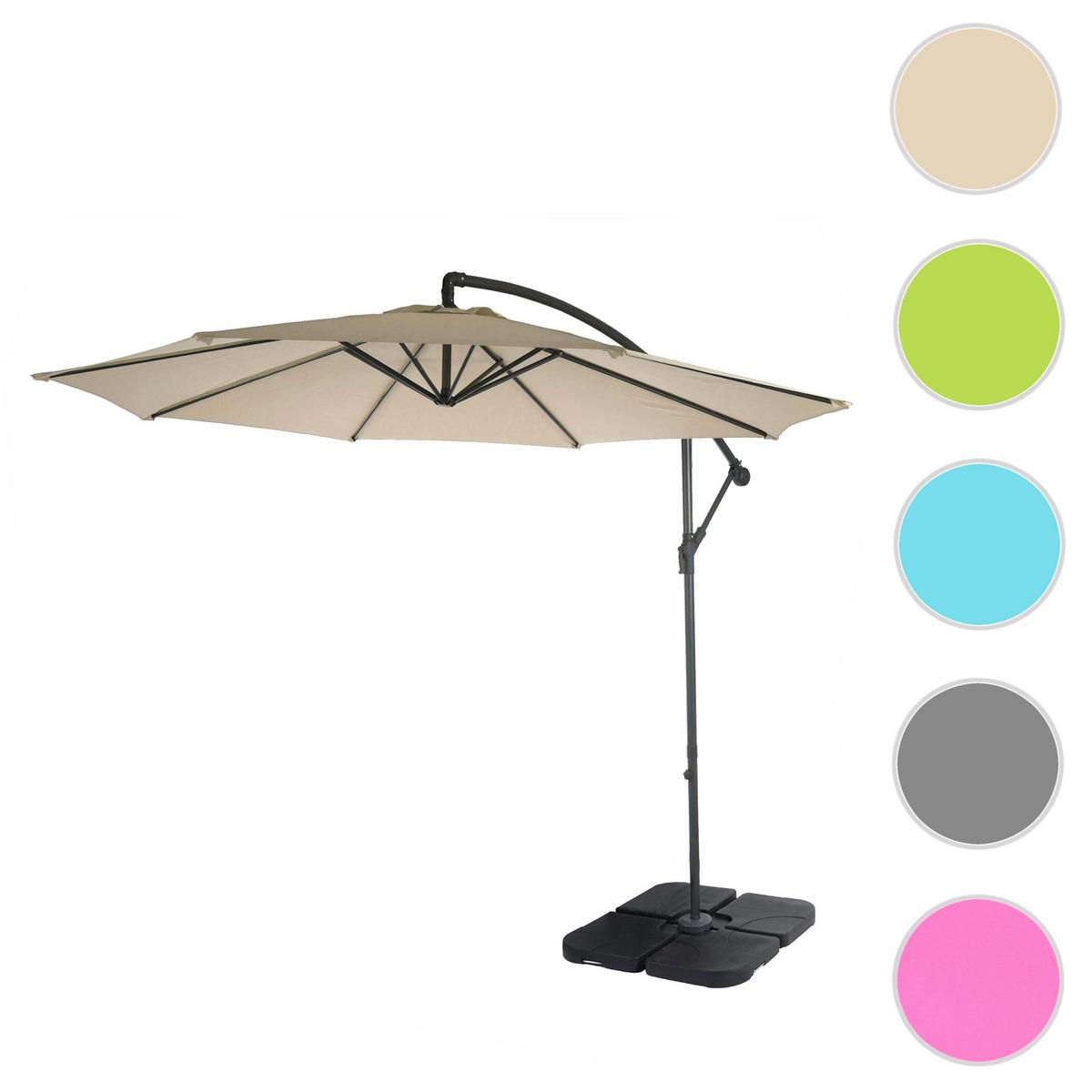 AMPELSCHIRM Cremeweiß - Weiß, Textil (360/295cm) - MCW