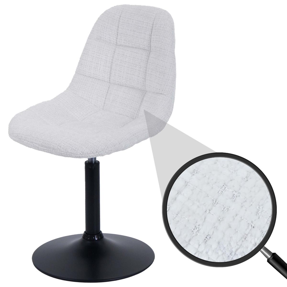 ESSZIMMERSTUHL Cremeweiß - Creme/Weiß, Textil (47/83/43cm) - MCW