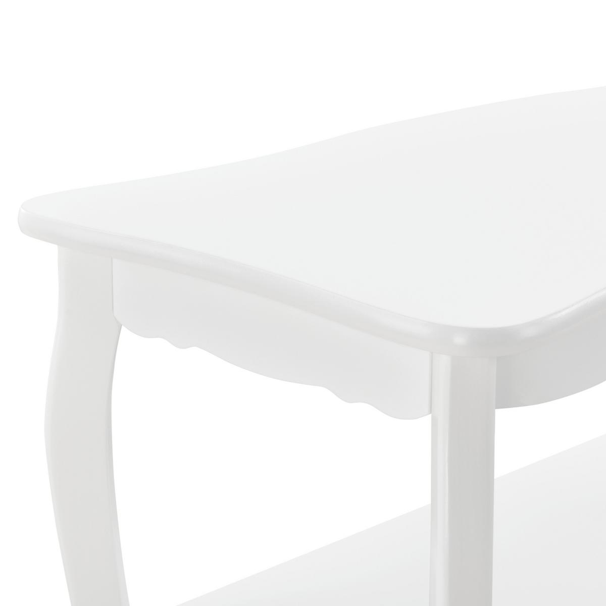 COUCHTISCH Pearl 40/88/42 - Weiß, Holzwerkstoff (88/40/42cm) - [en.casa]